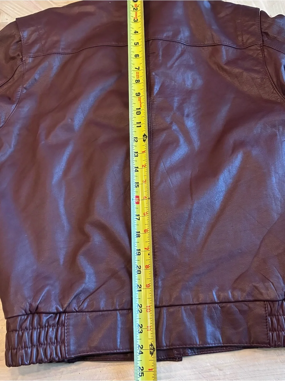 Fidelity Men's Burgundy Leather Bomber Jacket